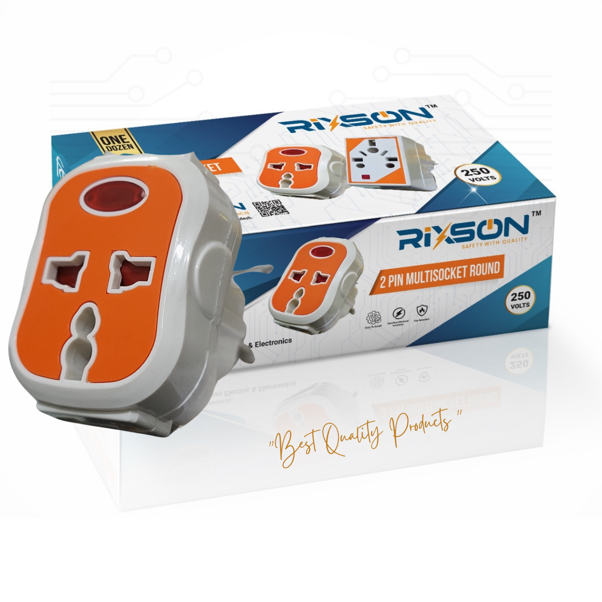 2PIN MULTISOCKET ROUND